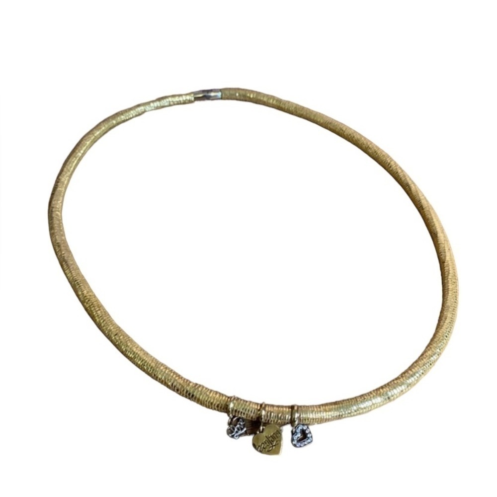 Jennifer Lopez Collection by Endless Metallic Gold Rope Pendant Necklace